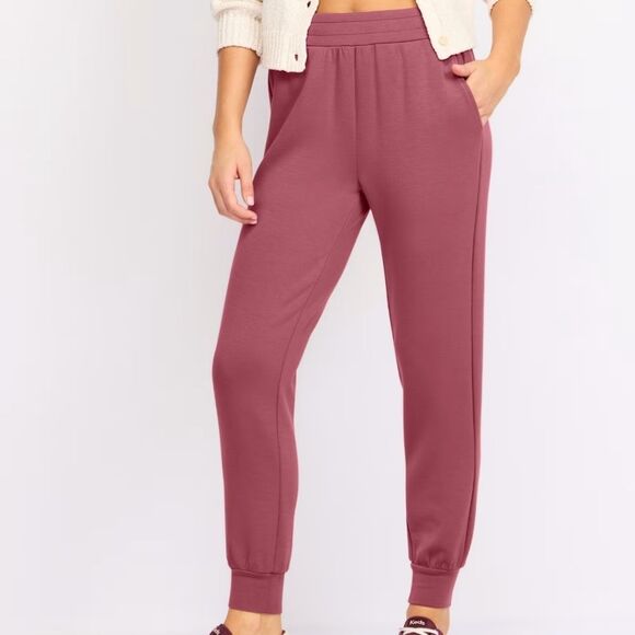 We Wander Pants - 3385 We Wander Performaluxe Jogger Burgundy Medium NWT